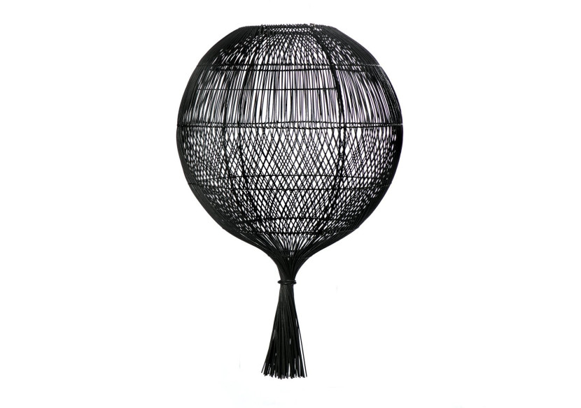 Lampe Wonton - Pendante - Noire - BAYU005B-50x80 - Bazar Bizar