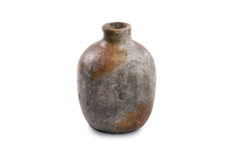 Vase Classy - Gris Antique - Petit - JABR083AG-S - Bazar Bizar