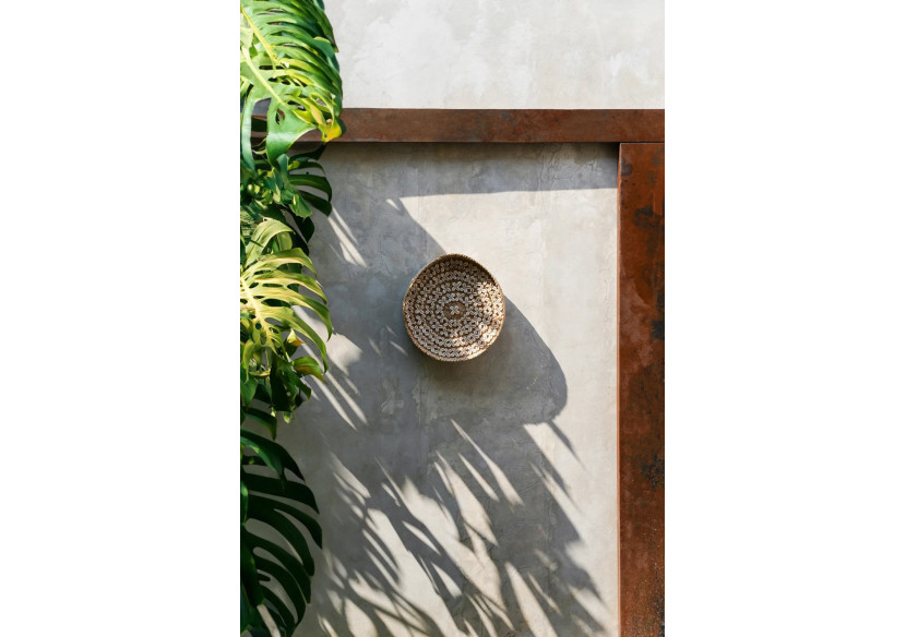 Assiette Costa Shell - Blanc Naturel - Moyen - JABR072NW-M - Bazar Bizar