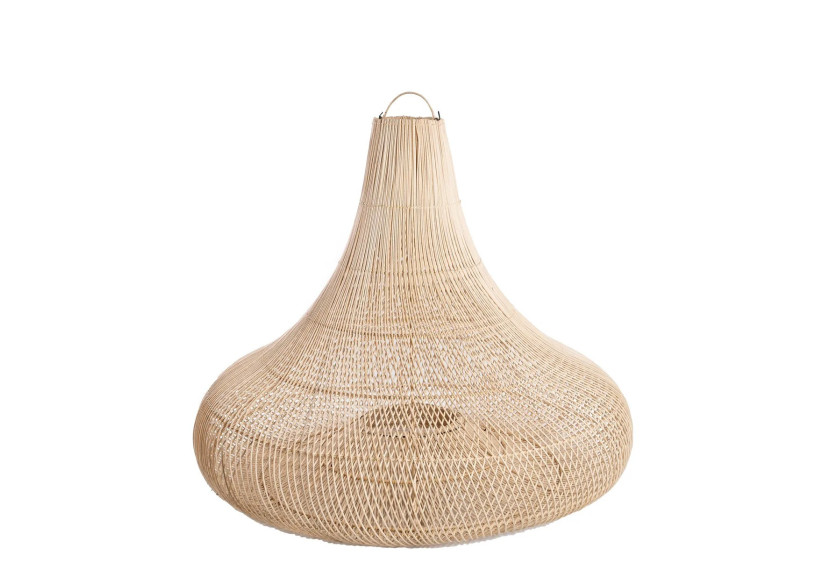 Suspension THE SHALA - Lampe en rotin naturelle L - BAYU047N-L - Bazar Bizar