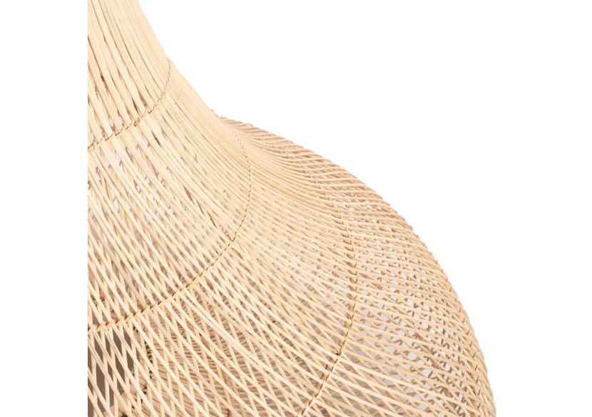 Suspension THE SHALA - Lampe en rotin naturelle L - BAYU047N-L - Bazar Bizar