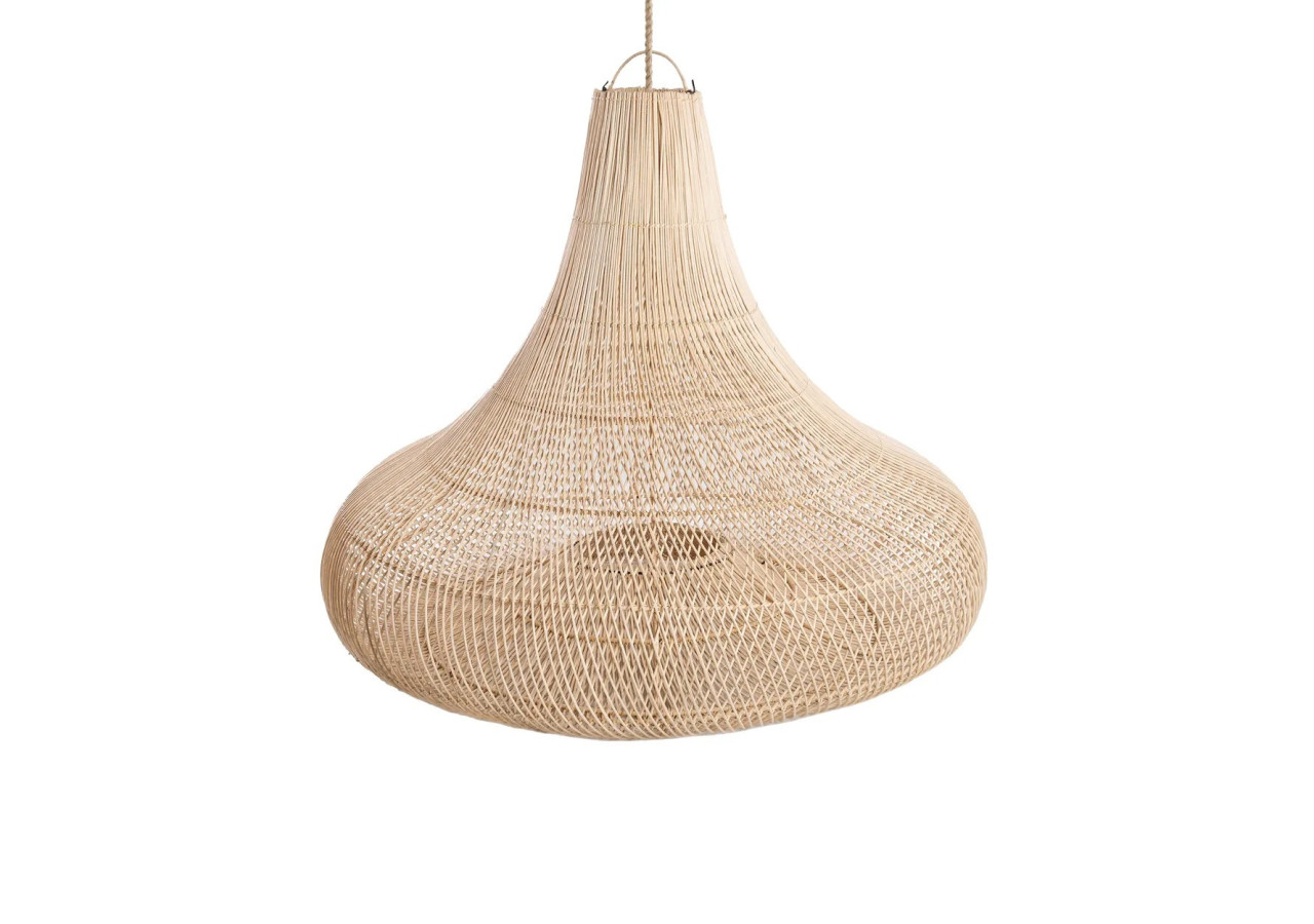 Suspension THE SHALA - Lampe en rotin naturelle L - BAYU047N-L - Bazar Bizar