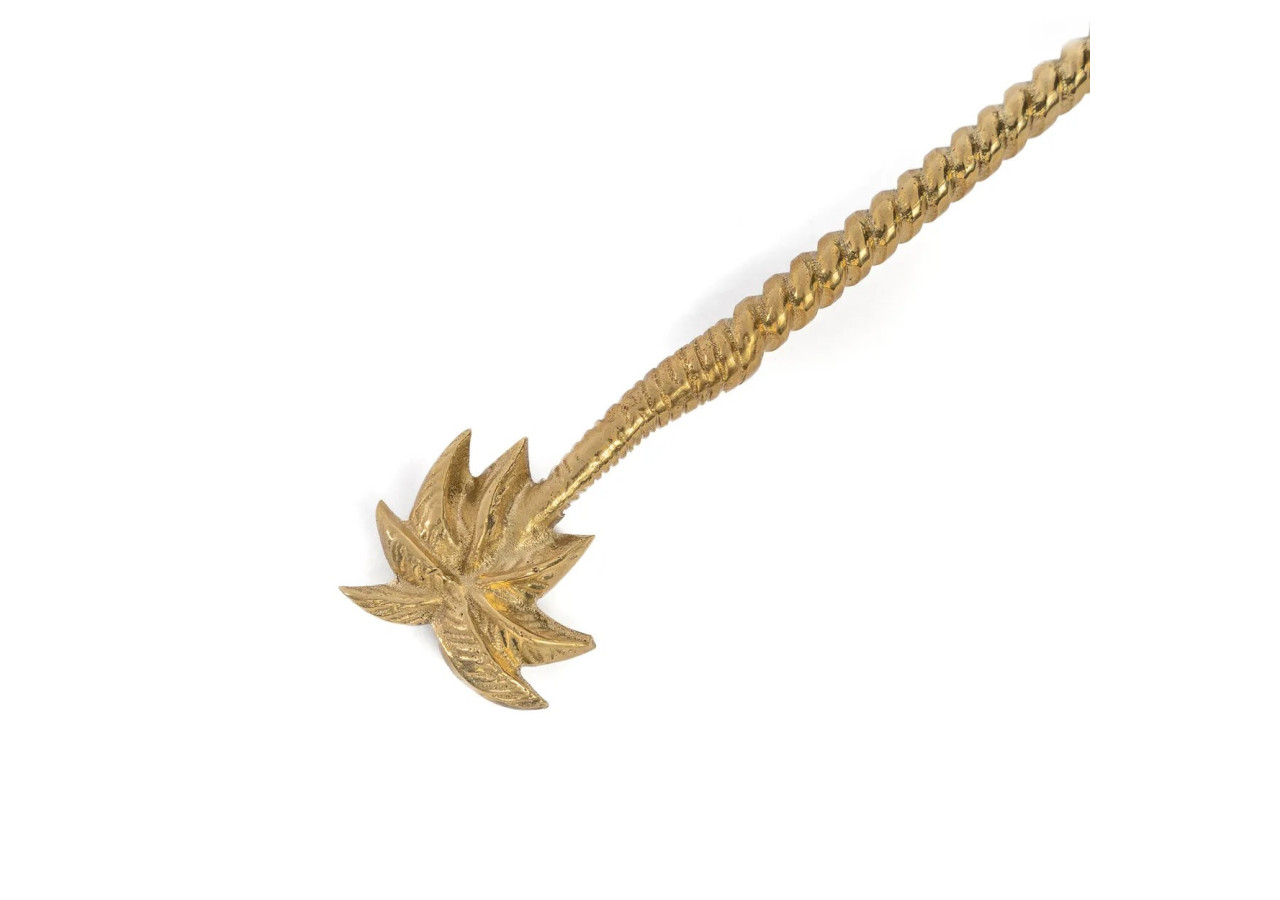 Cuillère Longue THE PALM TREE - Or - BABRA007G - Bazar Bizar