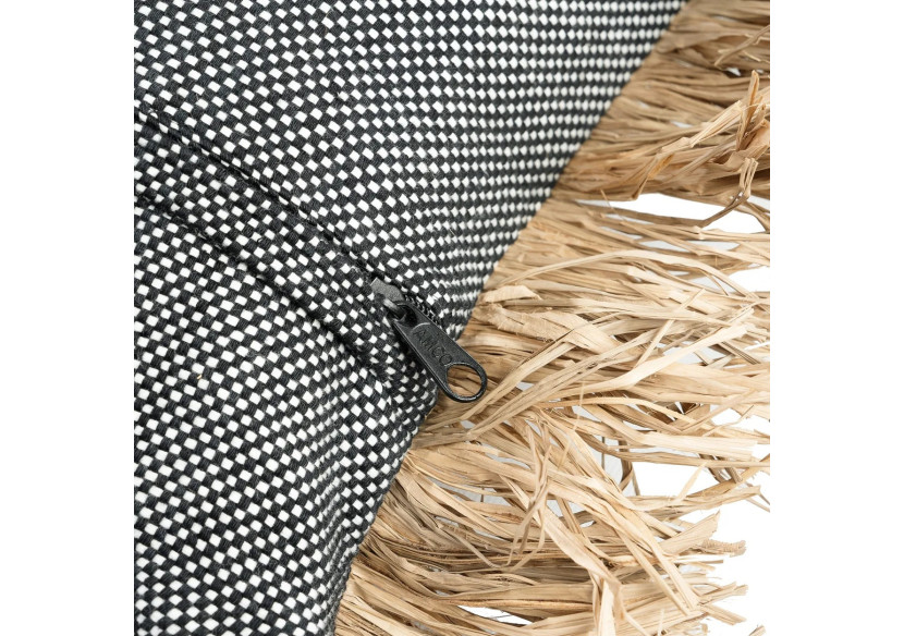 Housse de Coussin THE COTTON BONITA - Noir Naturel - 40x40 - JABR067NB-40x40 - Bazar Bizar Housse de Coussin THE COTTON BONITA - Noir Naturel - 40x40 - JABR067NB-40x40 - Bazar Bizar