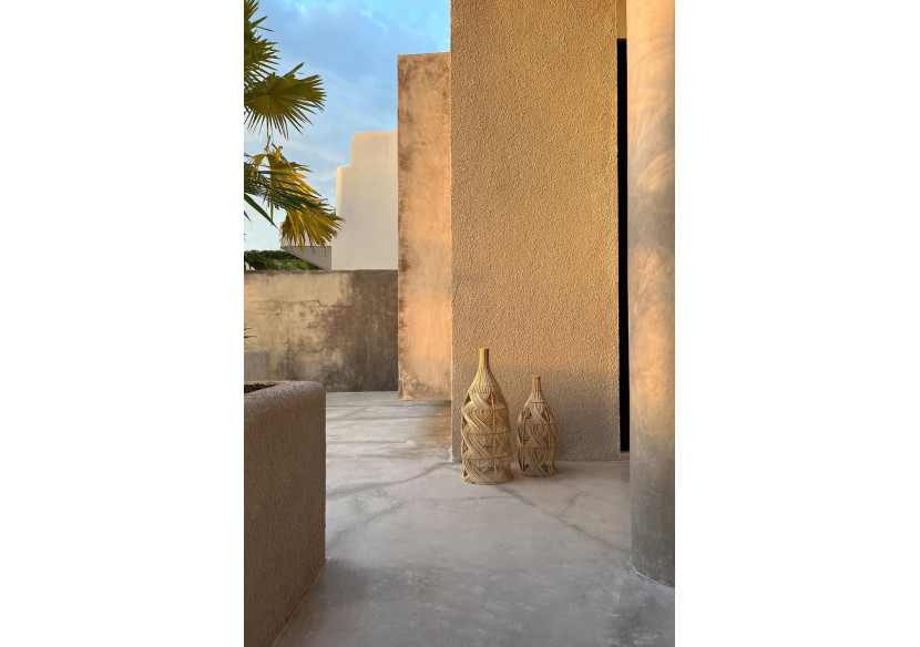 Suspension THE GARAFFA - Rattan - M - JABR068N-M - Bazar Bizar Suspension THE GARAFFA - Rattan - M - JABR068N-M - Bazar Bizar