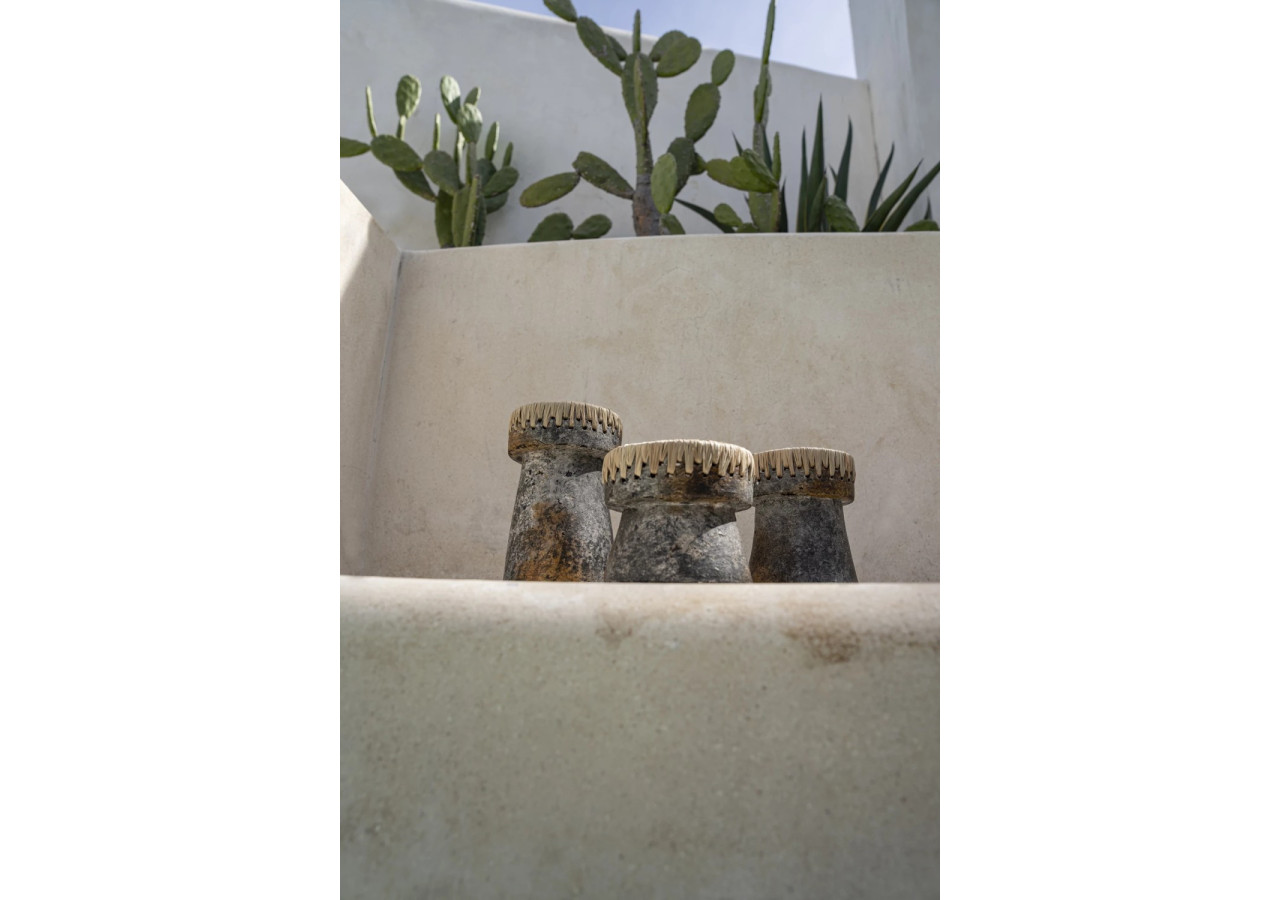 Bougeoir Élégant - Gris Antique - S - JABR045AG-S - Bazar Bizar