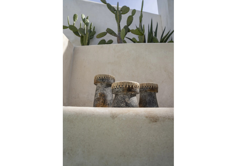 Bougeoir Élégant - Gris Antique - S - JABR045AG-S - Bazar Bizar