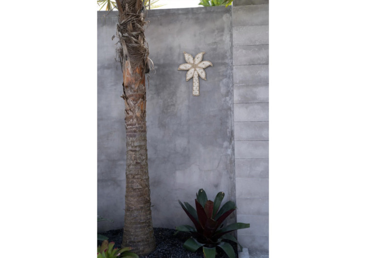 Déco Palmier en Coquillages - Blanc - BABL022W - Bazar Bizar 2