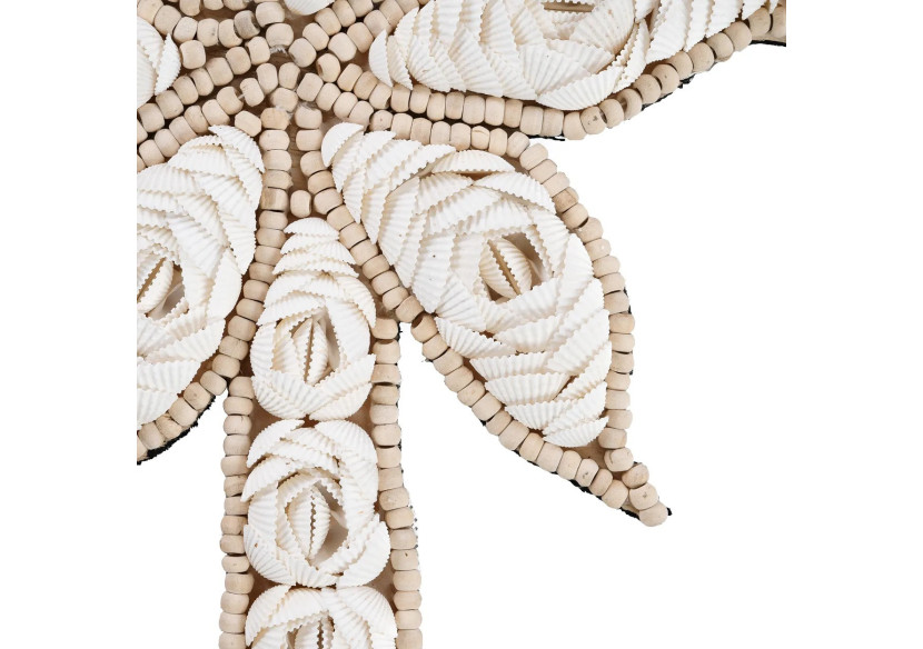 Déco Palmier en Coquillages - Blanc - BABL022W - Bazar Bizar