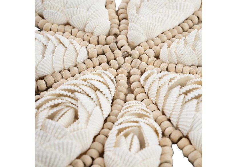 Déco Palmier en Coquillages - Blanc - BABL022W - Bazar Bizar