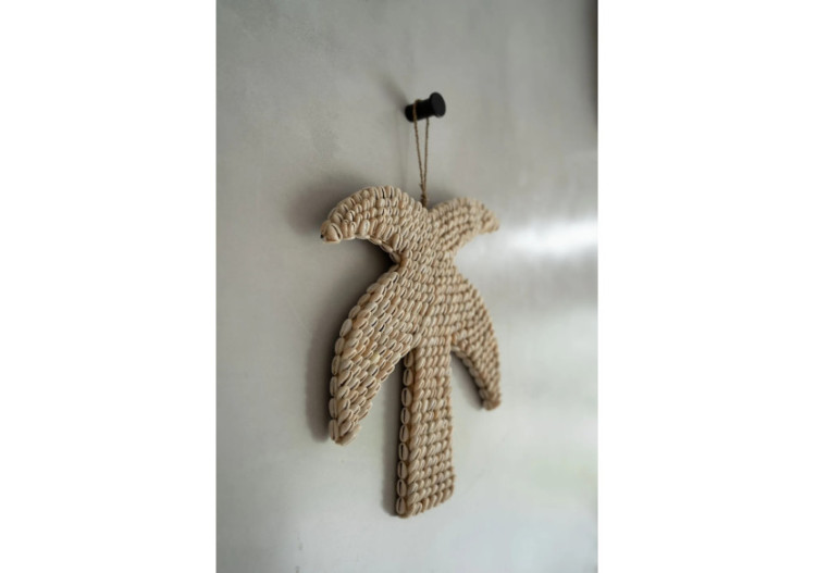 Déco Palmier en Coquillages - Naturel - BAVE014N-20 - Bazar Bizar 2