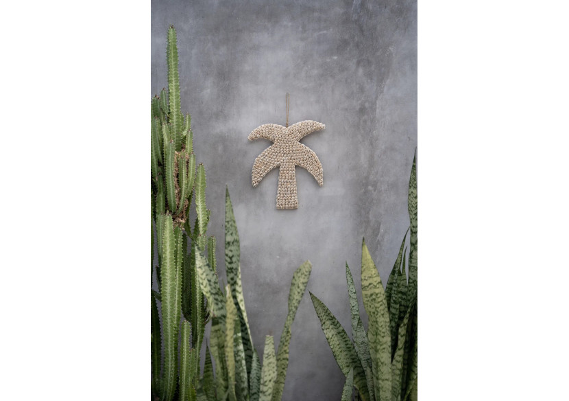 Déco Palmier en Coquillages - Naturel - BAVE014N-20 - Bazar Bizar
