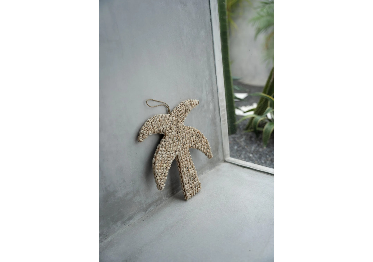 Déco Palmier en Coquillages - Naturel - BAVE014N-20 - Bazar Bizar