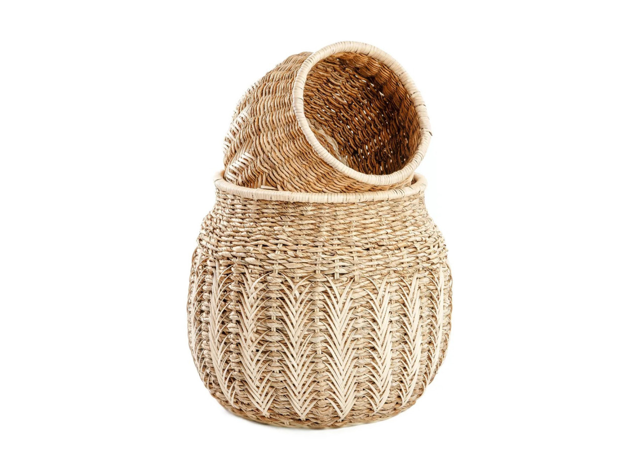 Panier Luziru - Naturel - Taille L - JABR069N-L - Bazar Bizar