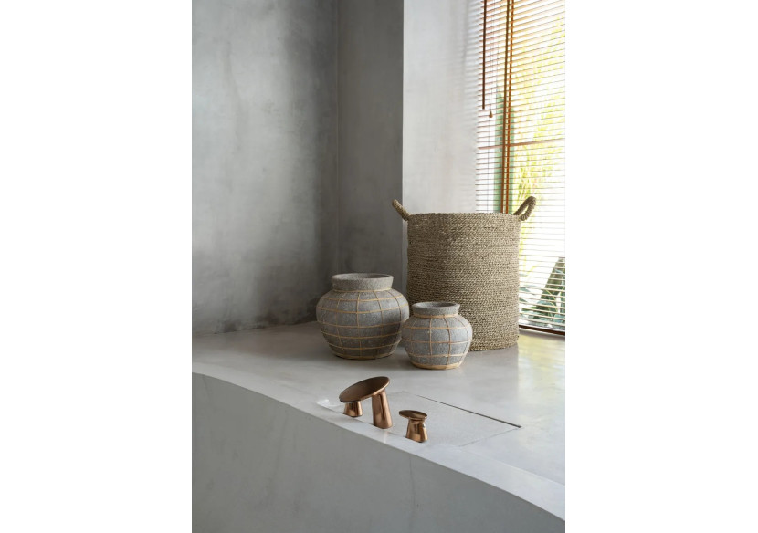 Vase Belly - Concrete Naturel - Taille S - JABR087ConN-S - Bazar Bizar Vase Belly - Concrete Naturel - Taille S - JABR087ConN-S - Bazar Bizar