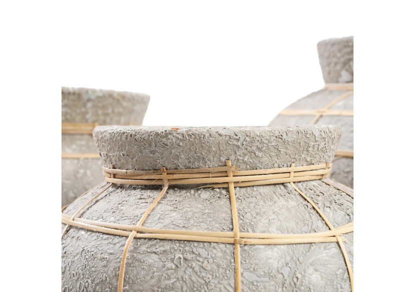 Vase Belly - Concrete Naturel - Taille S - JABR087ConN-S - Bazar Bizar Vase Belly - Concrete Naturel - Taille S - JABR087ConN-S - Bazar Bizar