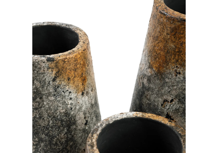 Vase Spooky - Gris Antique - Taille L - JABR092AG-L - Bazar Bizar