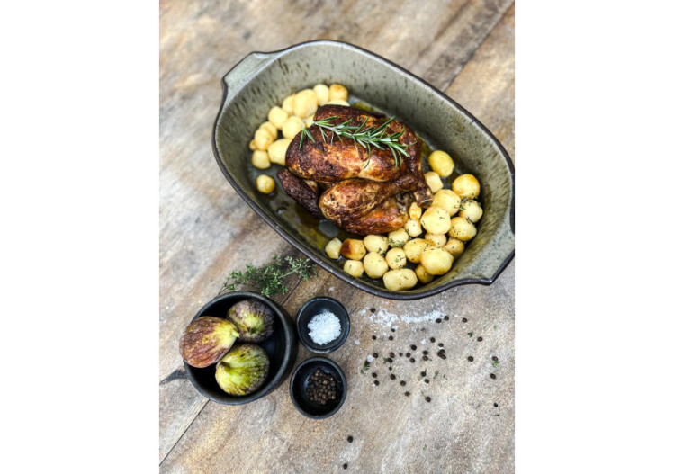 Plat de Four Comporta - Vert - Taille L - POCE035Gr-L - Bazar Bizar 2