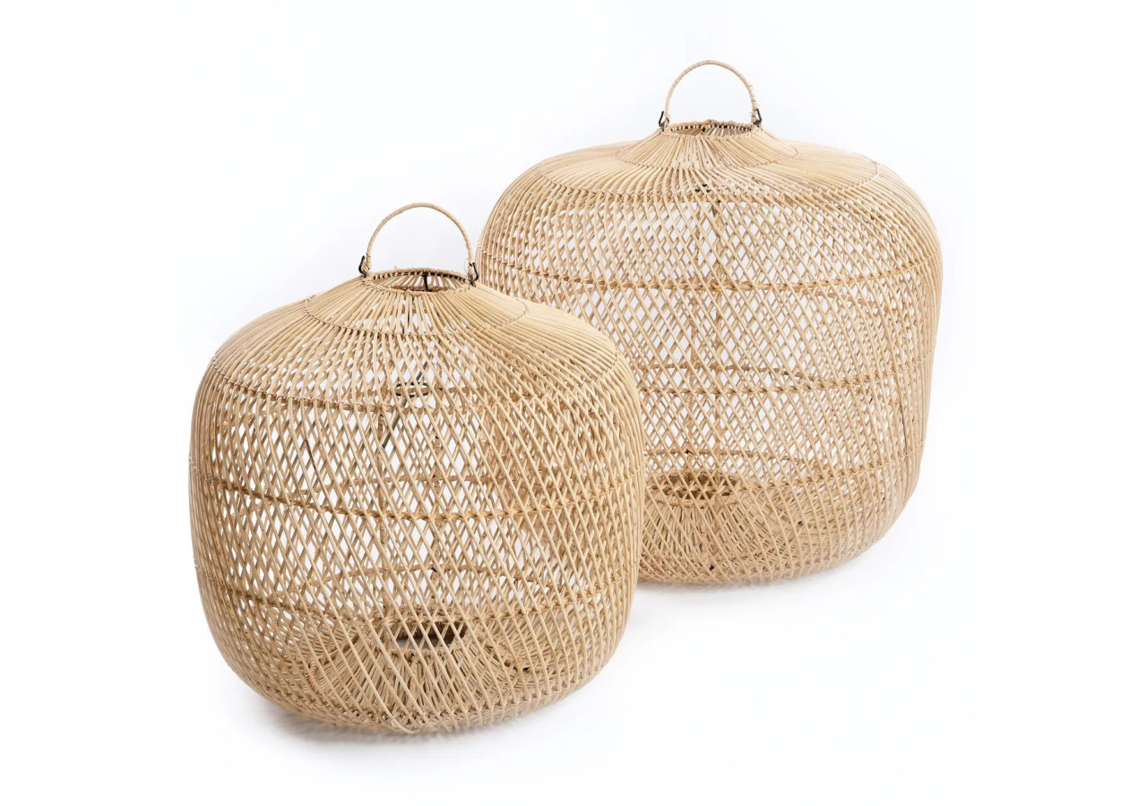 Suspension Batu Bolong - Naturel - Taille M - BAYU048N-M - Bazar Bizar