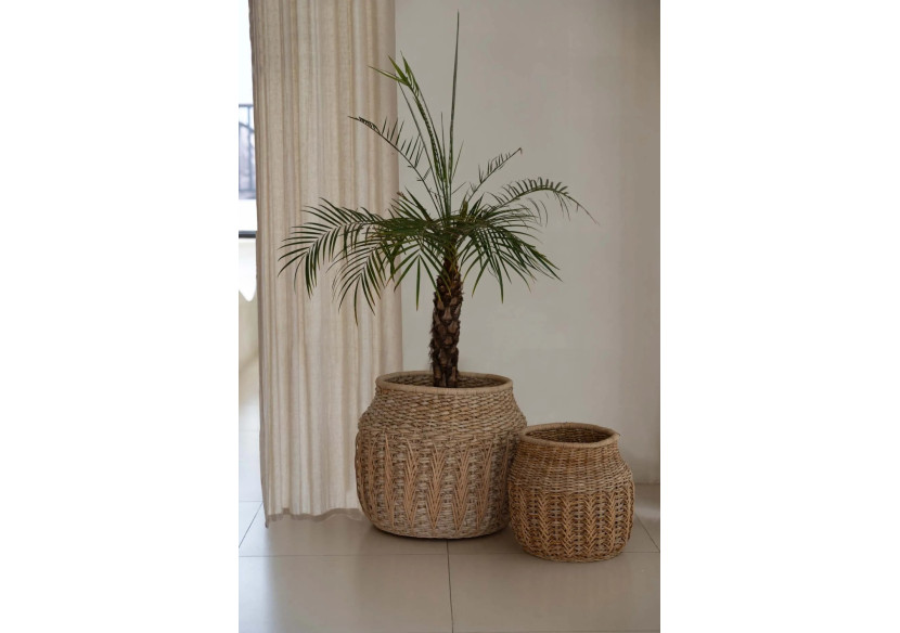 Panier Luziru - Naturel - Taille M - JABR069N-M - Bazar Bizar