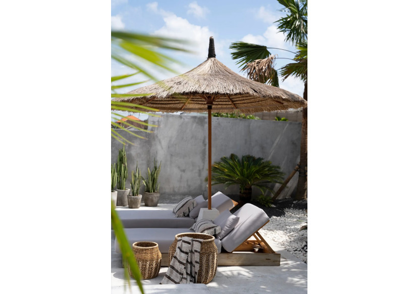 Panier Luziru - Naturel - Taille M - JABR069N-M - Bazar Bizar