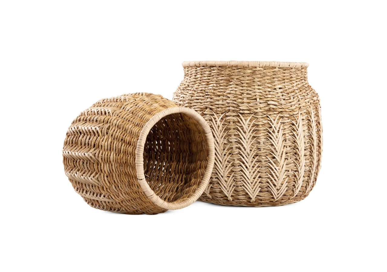 Panier Luziru - Naturel - Taille M - JABR069N-M - Bazar Bizar