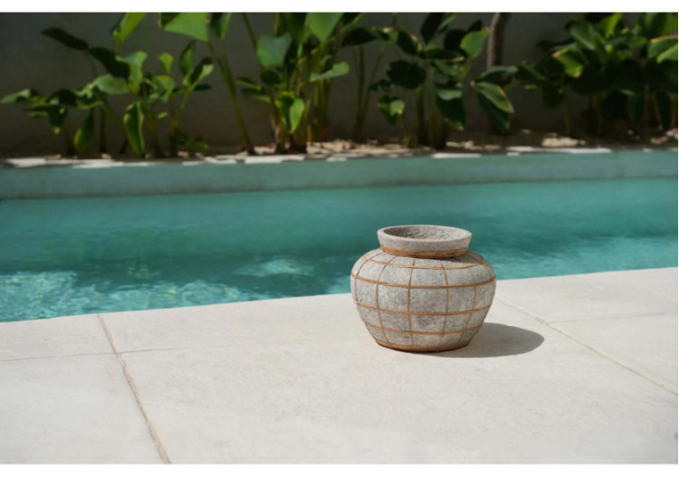 Vase Belly - Béton Naturel - Taille M - JABR087ConN-M - Bazar Bizar 2