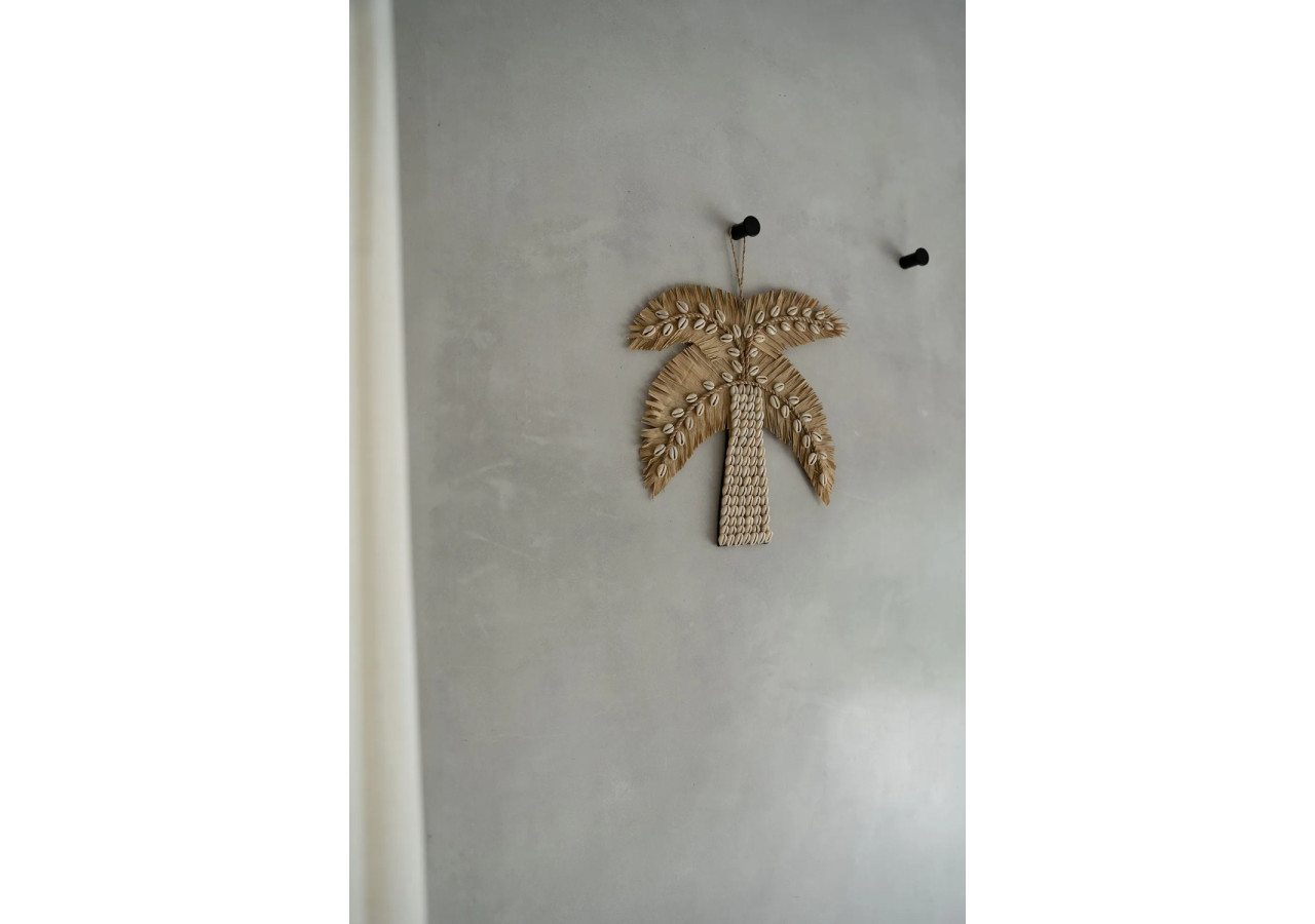 Décoration Palmier en Coquillages - Naturel - BAVE022N - Bazar Bizar