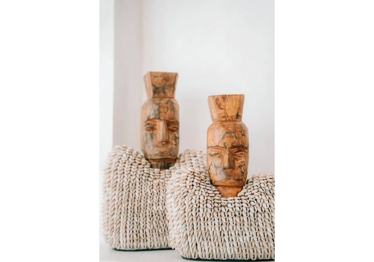 Statue Ogoh Ogoh - XL en bois de jacquier - BAHRA036NW-XL - Bazar Bizar