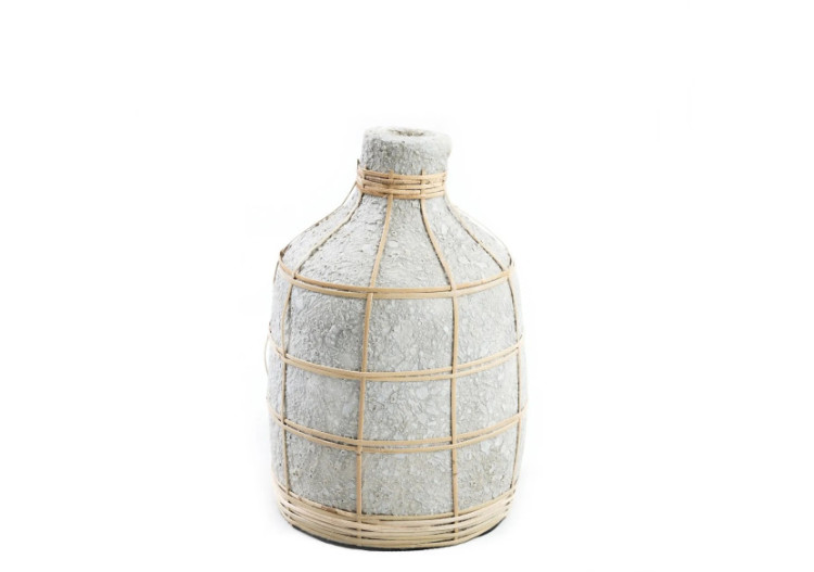 Vase Whoopy - Béton Naturel - M - JABR090ConN-M - Bazar Bizar