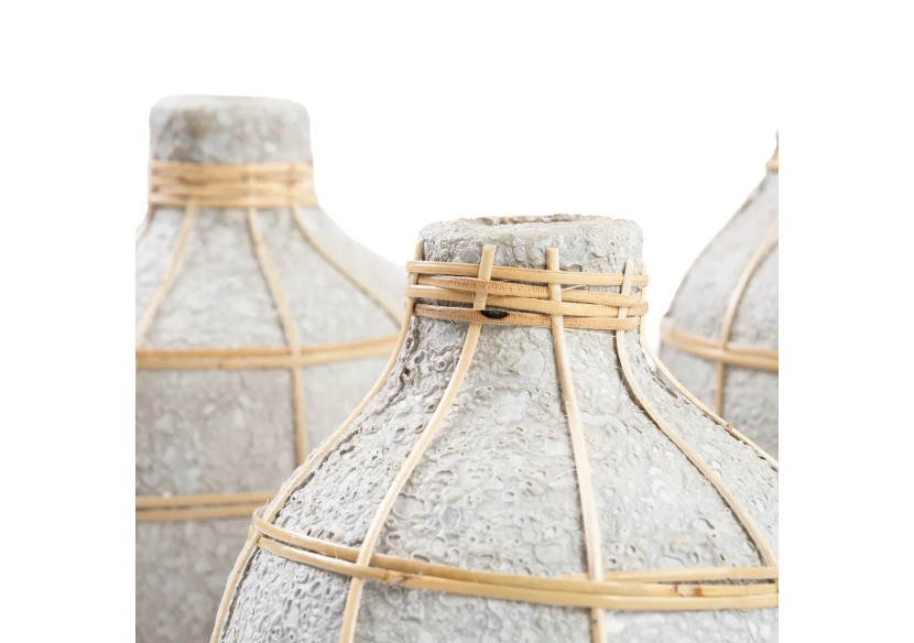 Vase Whoopy - Béton Naturel - M - JABR090ConN-M - Bazar Bizar