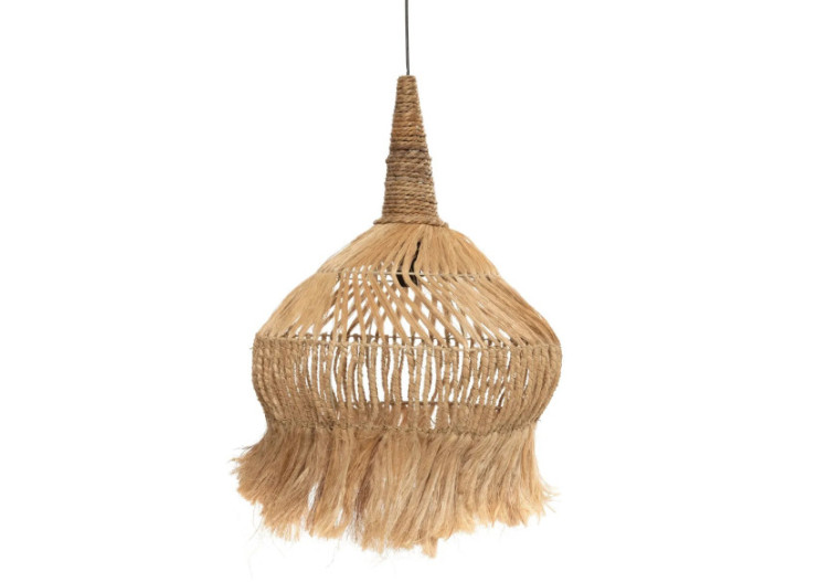 Suspension Hippy Tipi - Naturelle - L - JAPA039N-L - Bazar Bizar
