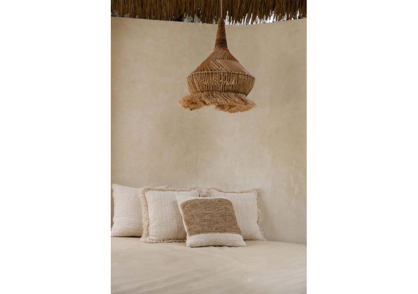 Suspension Hippy Tipi - Naturelle - L - JAPA039N-L - Bazar Bizar