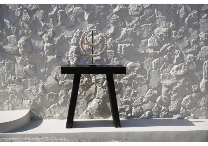 Collier Double Coquillage sur Socle - Naturel - BALE083N - Bazar Bizar