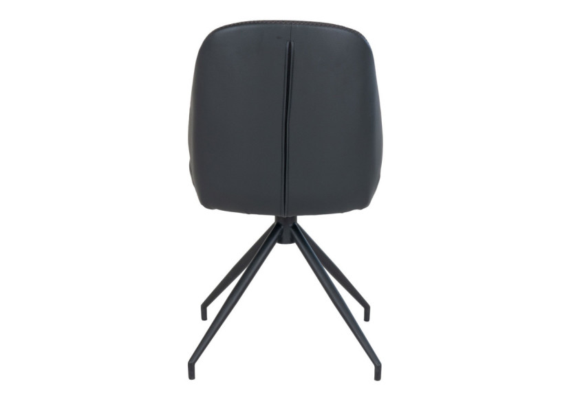 Chaise de Salle à Manger MONTE CARLO - PU noire avec fonction pivotante - 1001353 - House Nordic Chaise de Salle à Manger MONTE CARLO - PU noire avec fonction pivotante - 1001353 - House Nordic