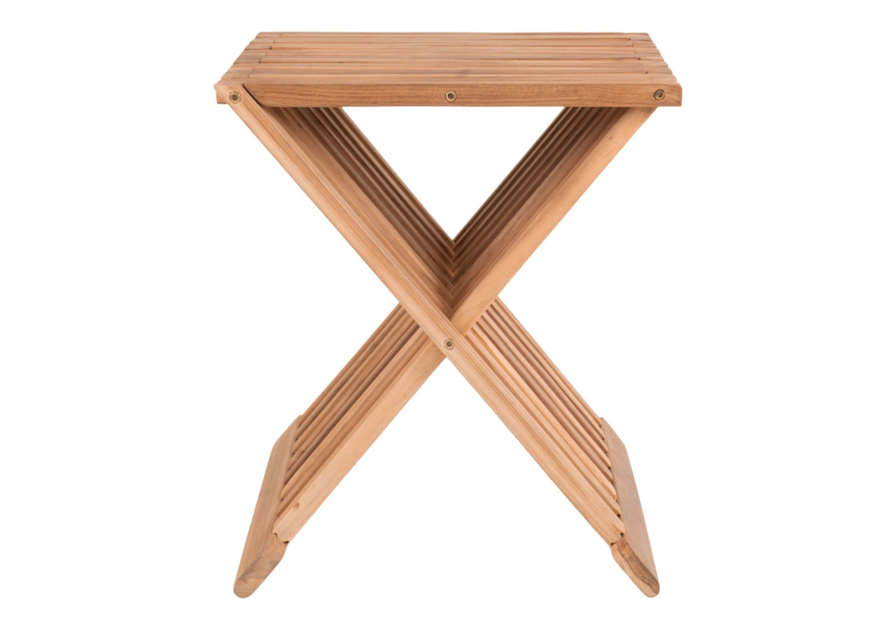 Tabouret ERTO - Bois de teck - 1501120 - House Nordic