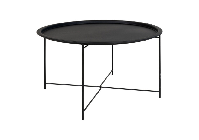 Table Basse BASTIA - Acier noir 75x43 cm - 2101300 - House Nordic