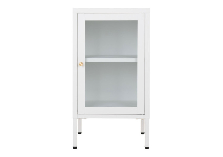 Cabinet Dalby - Avec porte en verre, blanc - 3001047 - House Nordic