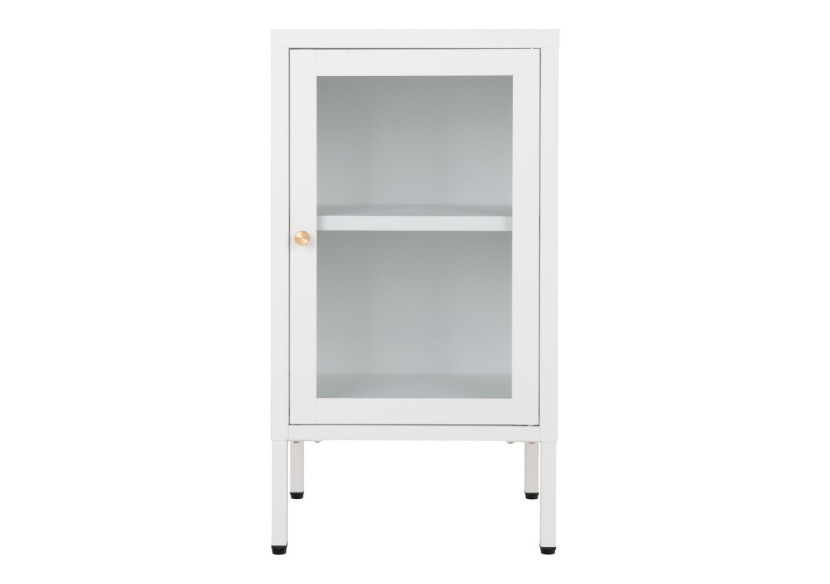 Cabinet Dalby - Avec porte en verre, blanc - 3001047 - House Nordic