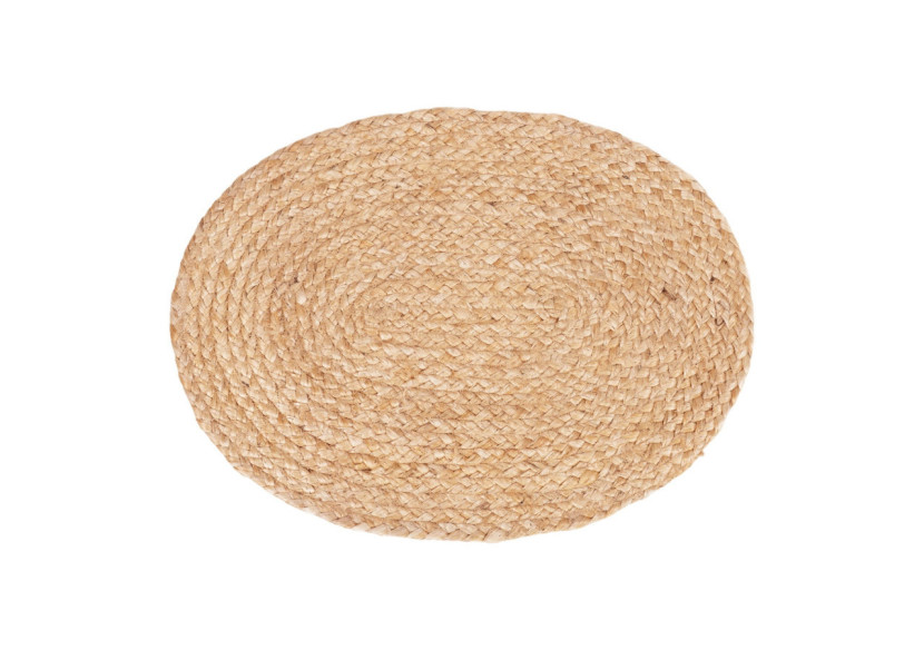 Set de 4 sous-assiettes Bombay - Jute tressé, ovales, 35x45 cm - 3984003 - House Nordic Set de 4 sous-assiettes Bombay - Jute tressé, ovales, 35x45 cm - 3984003 - House Nordic
