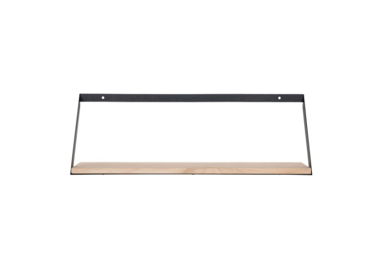 Étagère Basel - Bois de pin et métal, 55x14 cm - 4292210 - House Nordic