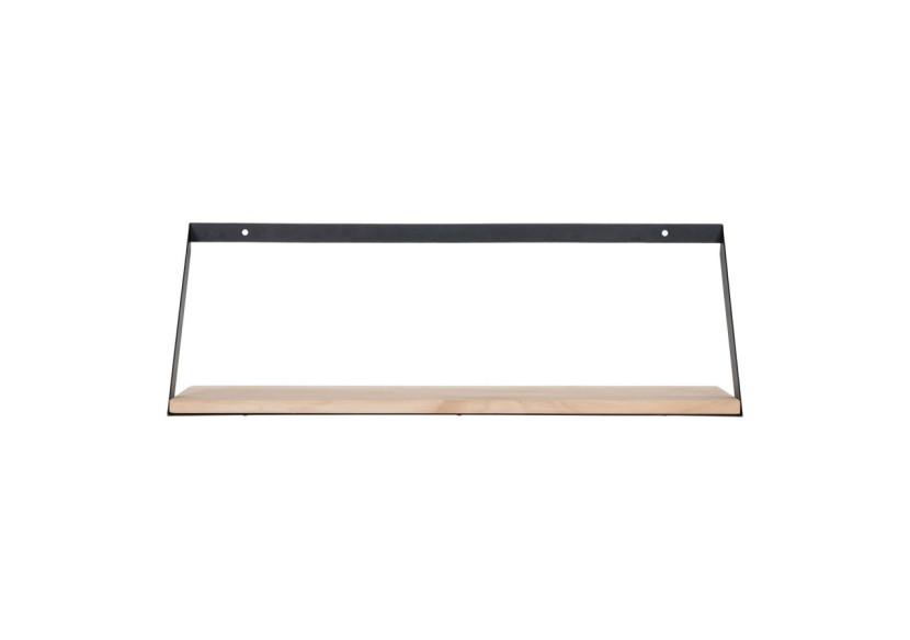 Étagère Basel - Bois de pin et métal, 55x14 cm - 4292210 - House Nordic