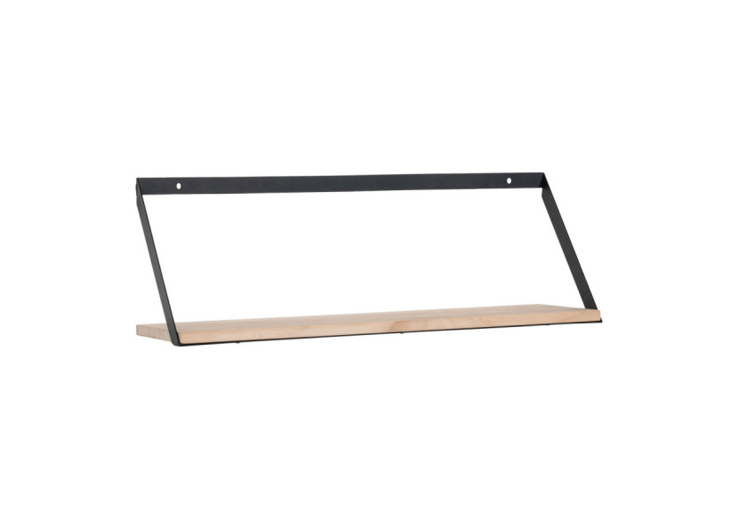 Étagère Basel - Bois de pin et métal, 55x14 cm - 4292210 - House Nordic