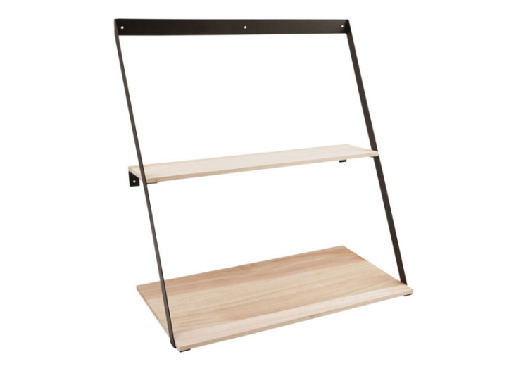 Étagère Bern - Bois de pin et métal, 50x21 cm - 4292220 - House Nordic