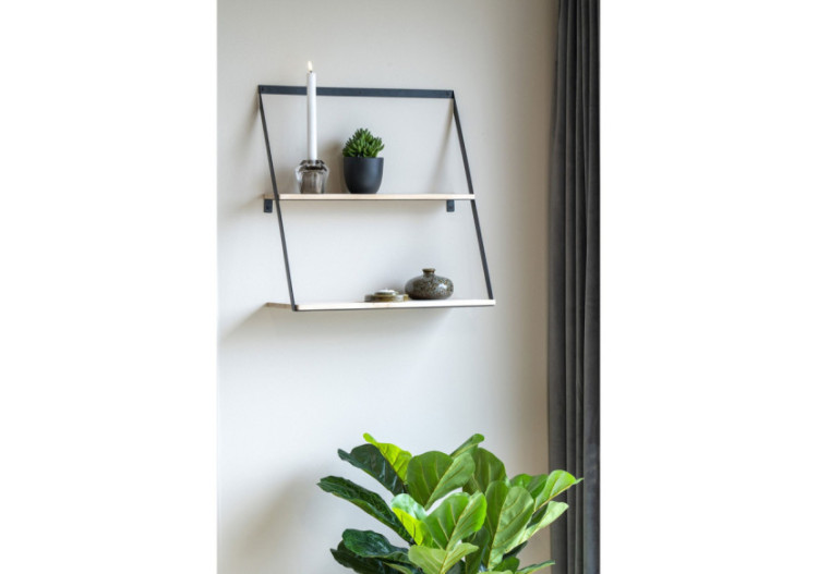 Étagère Bern - Bois de pin et métal, 50x21 cm - 4292220 - House Nordic 2