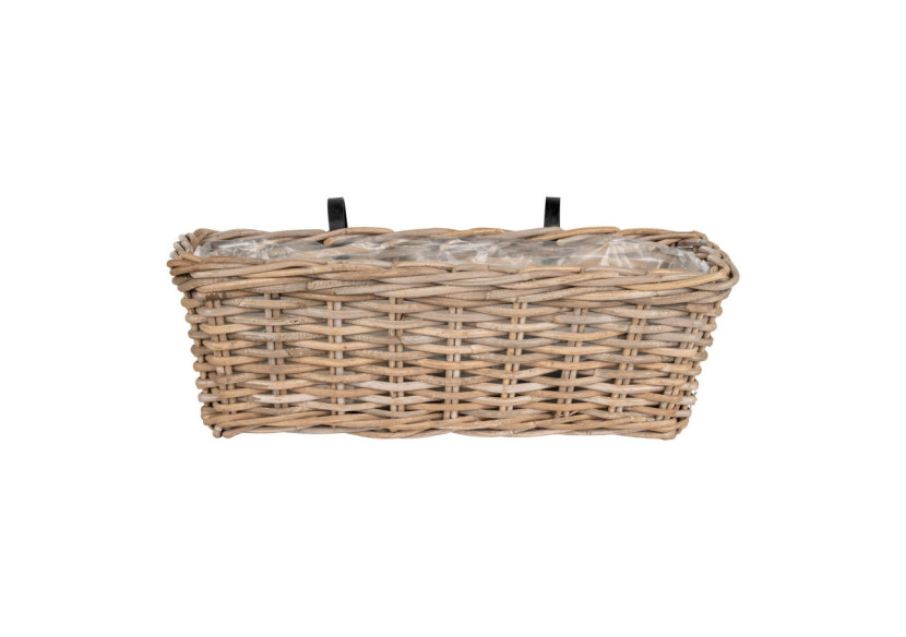 Bac de Balcon BATU - Bac en kubu avec plastique et suspension 60 x 20 x 23 cm - 4401111 - House Nordic Bac de Balcon BATU - Bac en kubu avec plastique et suspension 60 x 20 x 23 cm - 4401111 - House Nordic