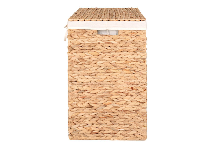 Panier à Linge PASSO - Panier rectangulaire en jonc d'eau avec couvercle 43 x 32 x 55 cm - 4401365 - House Nordic Panier à Linge PASSO - Panier rectangulaire en jonc d'eau avec couvercle 43 x 32 x 55 cm - 4401365 - House Nordic