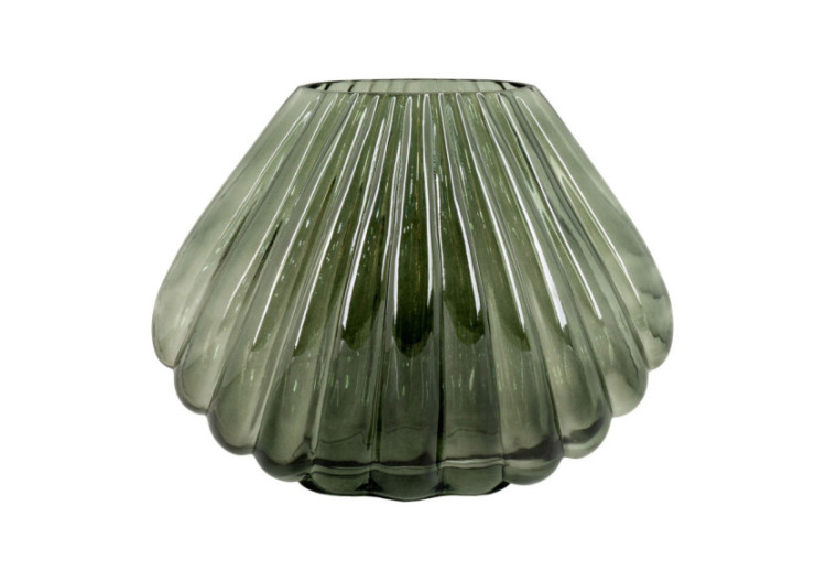 Vase en verre soufflé -...