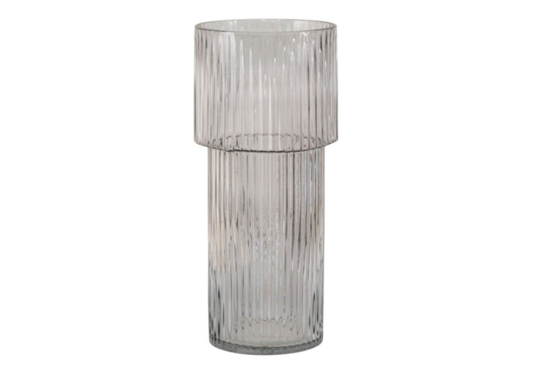Vase en verre soufflé -...
