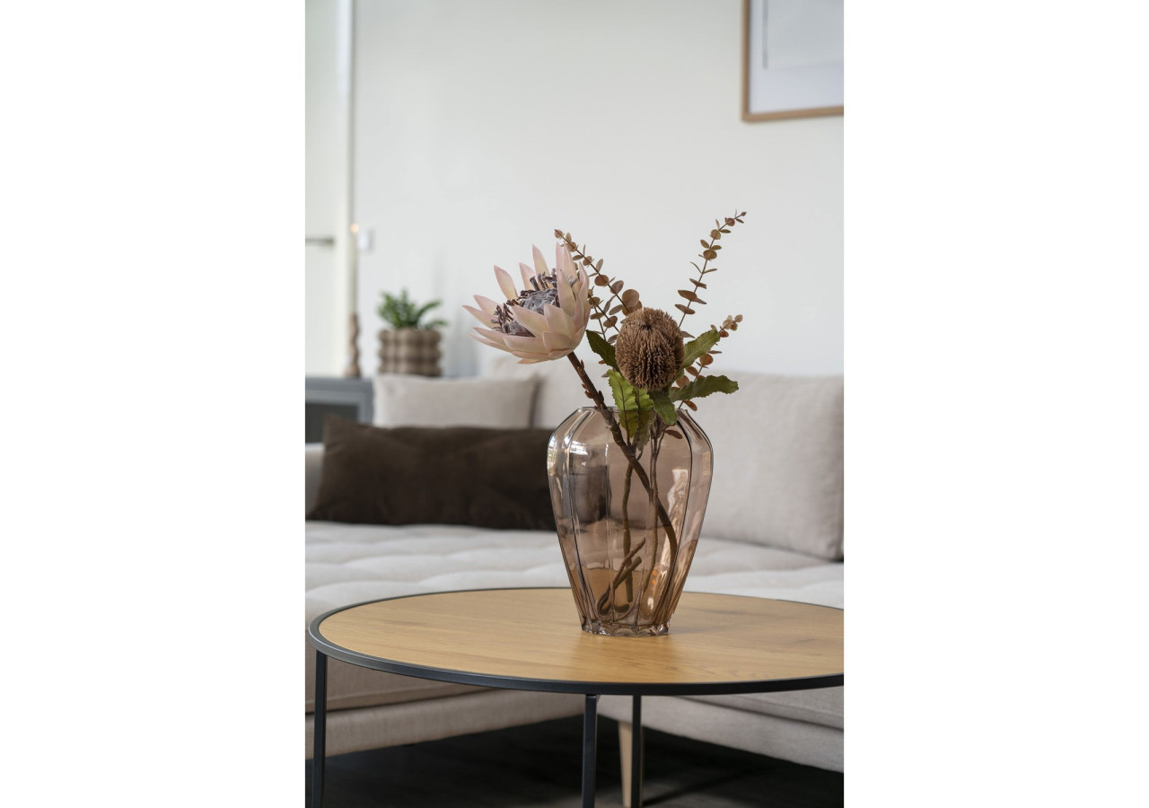 Vase en verre - Marron, dimensions 22x29 cm - 4441375 - House Nordic
